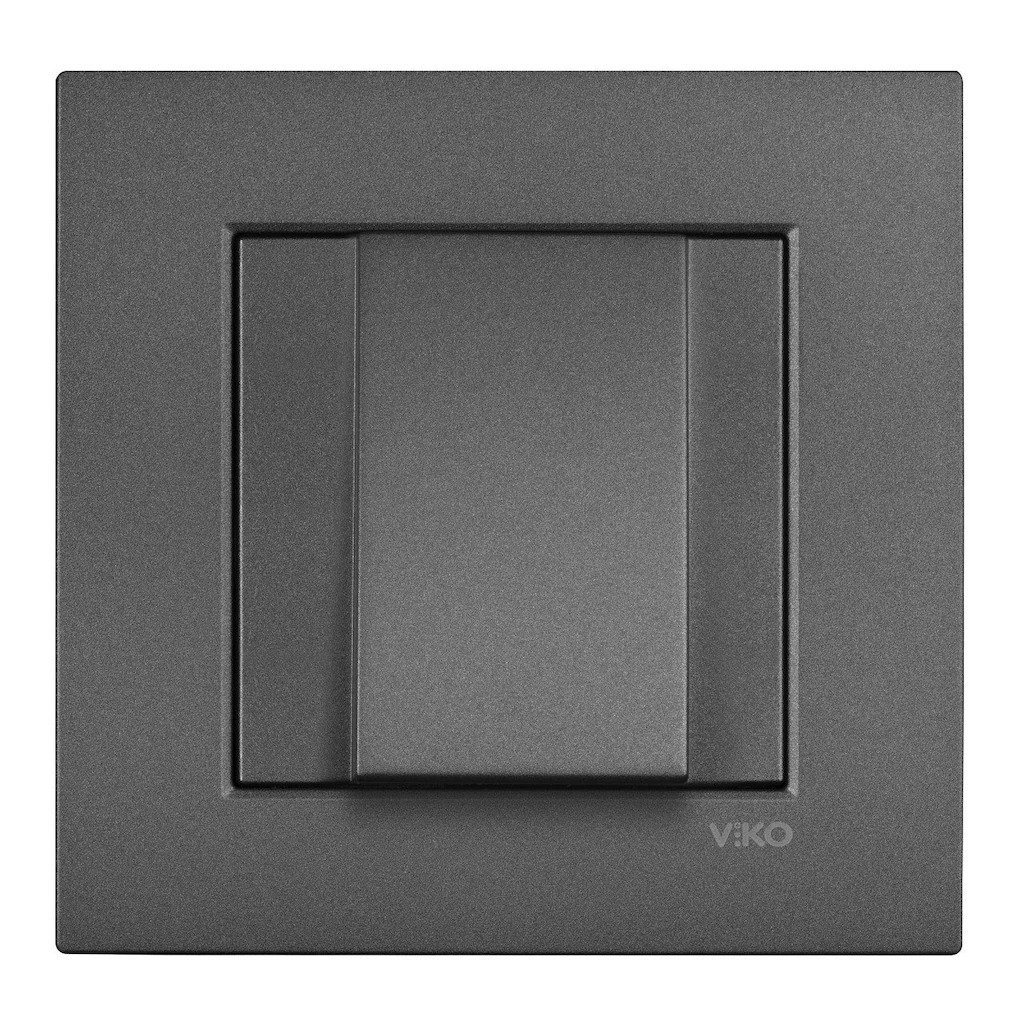 VİKO Novella/Trenda 92605477 Kablo Çıkış Kapağı Düğmesi [Füme]