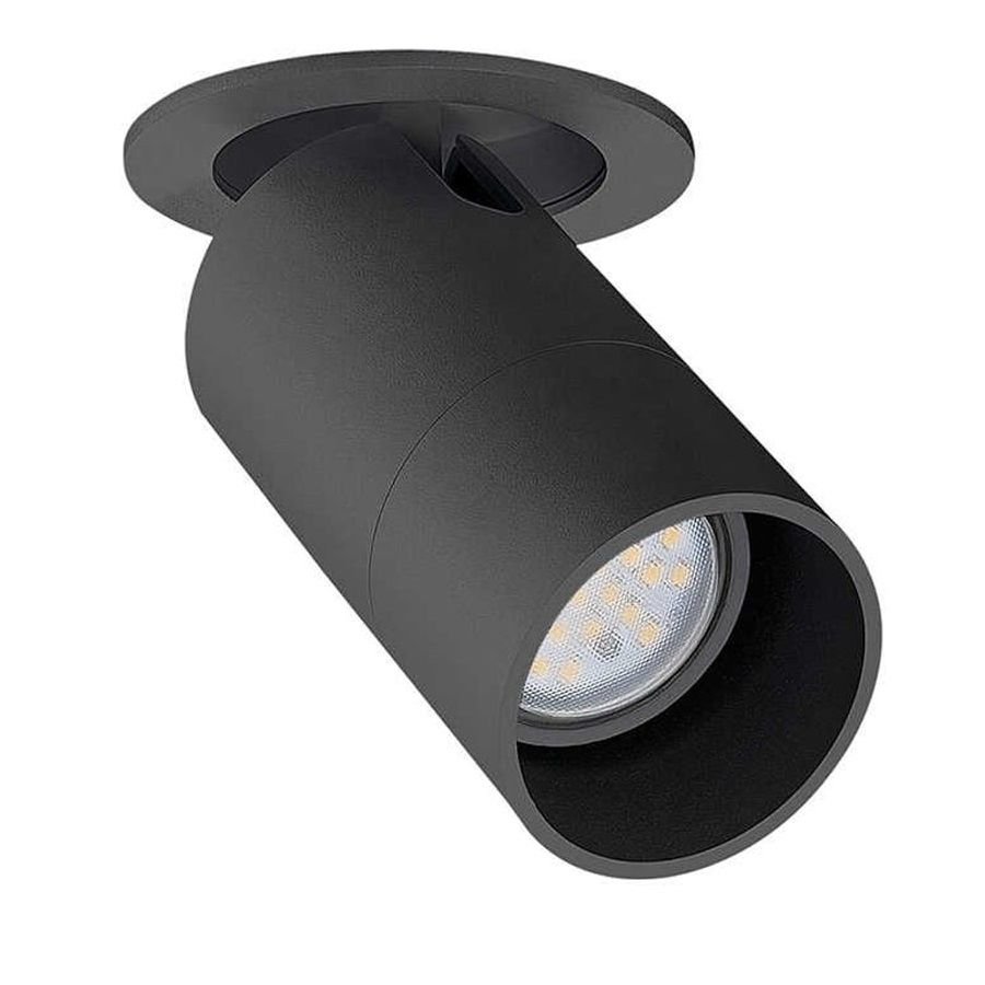 JUPITER JD500 S Siyah Sıva Altı Hareketli Spot Kasası - Metal - GU10 Duylu