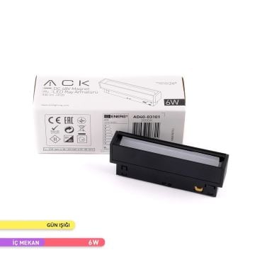 ACK AD40-03101 6 Watt 13 cm OSRAM LED Magnet Armatür - Gün Işığı (3000K)