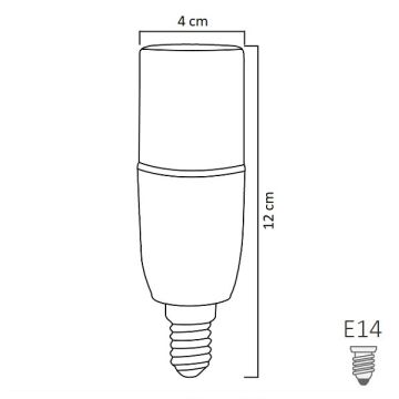 HEKA ERD-256 7 Watt E14 Duylu LED Ampul - Gün Işığı (3000K)