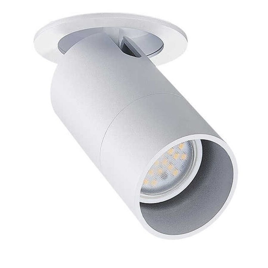 JUPITER JD500 B Beyaz Sıva Altı Hareketli Spot Kasası - Metal - GU10 Duylu