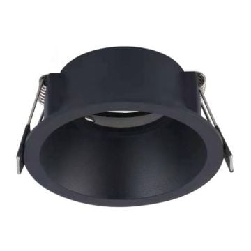 MOLLED MOL4164 Sıva Altı Siyah Yuvarlak Spot Kasası (Metal)