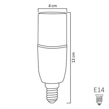 HEKA ERD-257 7 Watt E14 Duylu LED Ampul - Beyaz Işık (6500K)