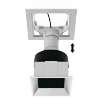 JUPITER JH720 S Siyah Sıva Altı Kare Spot Kasası - Metal