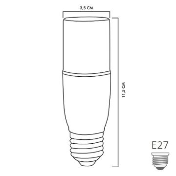 HEKA ERD-254 7 Watt LED Ampul - Gün Işığı (3000K)