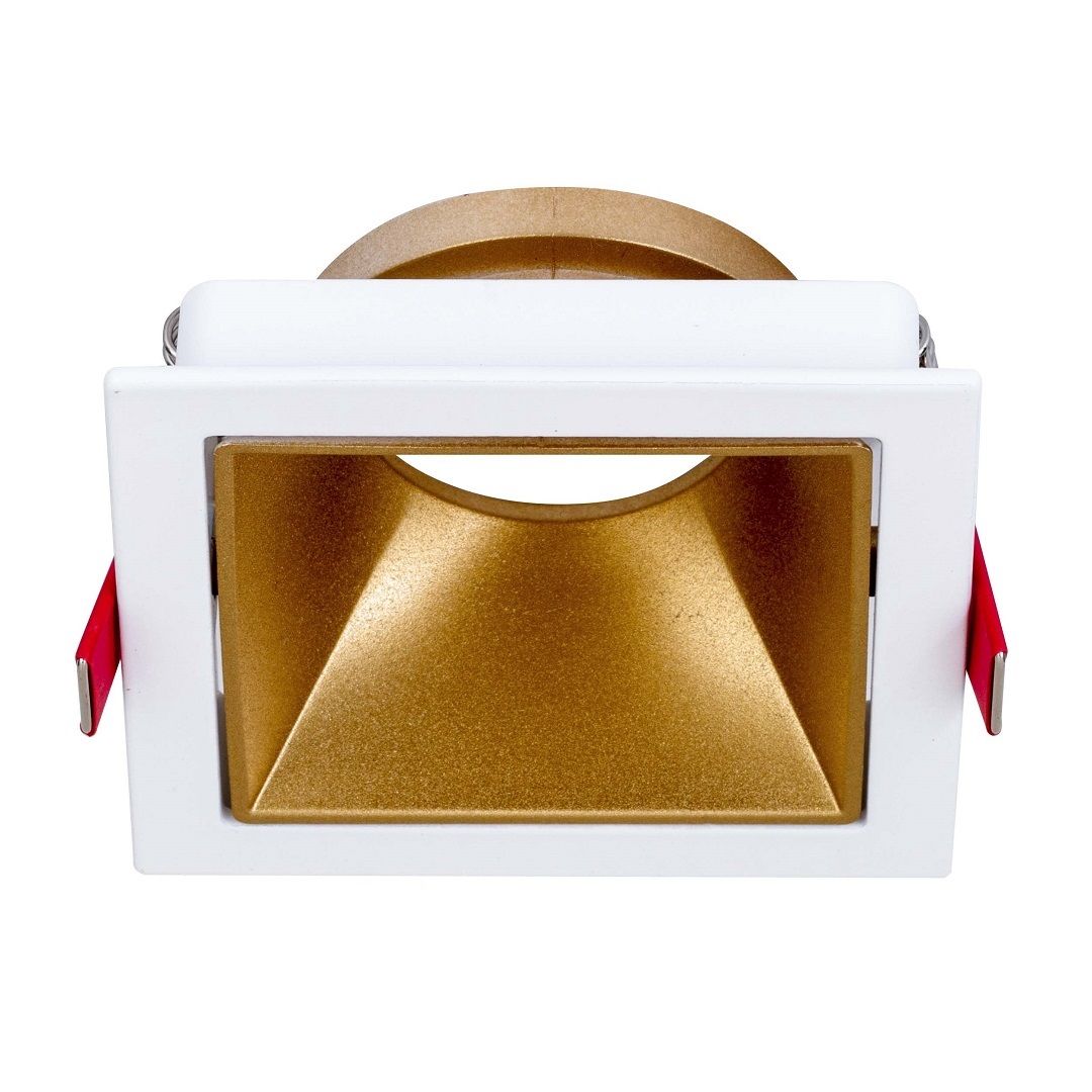 MOLLED MOL4156 Sıva Altı Beyaz-Rose Kare Spot Kasası (Metal)