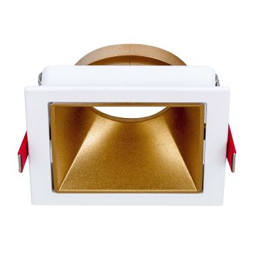 MOLLED MOL4156 Sıva Altı Beyaz-Rose Kare Spot Kasası (Metal)