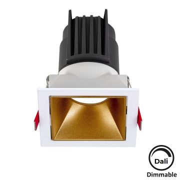 MOLLED MOL4156M Dali Dimli 12 Watt Beyaz-Rose Sıva Altı Kare LED Spot (SAMSUNG/OSRAM/PHILIPS LED & EAGLERISE/PHILIPS/LIFUD Driver)
