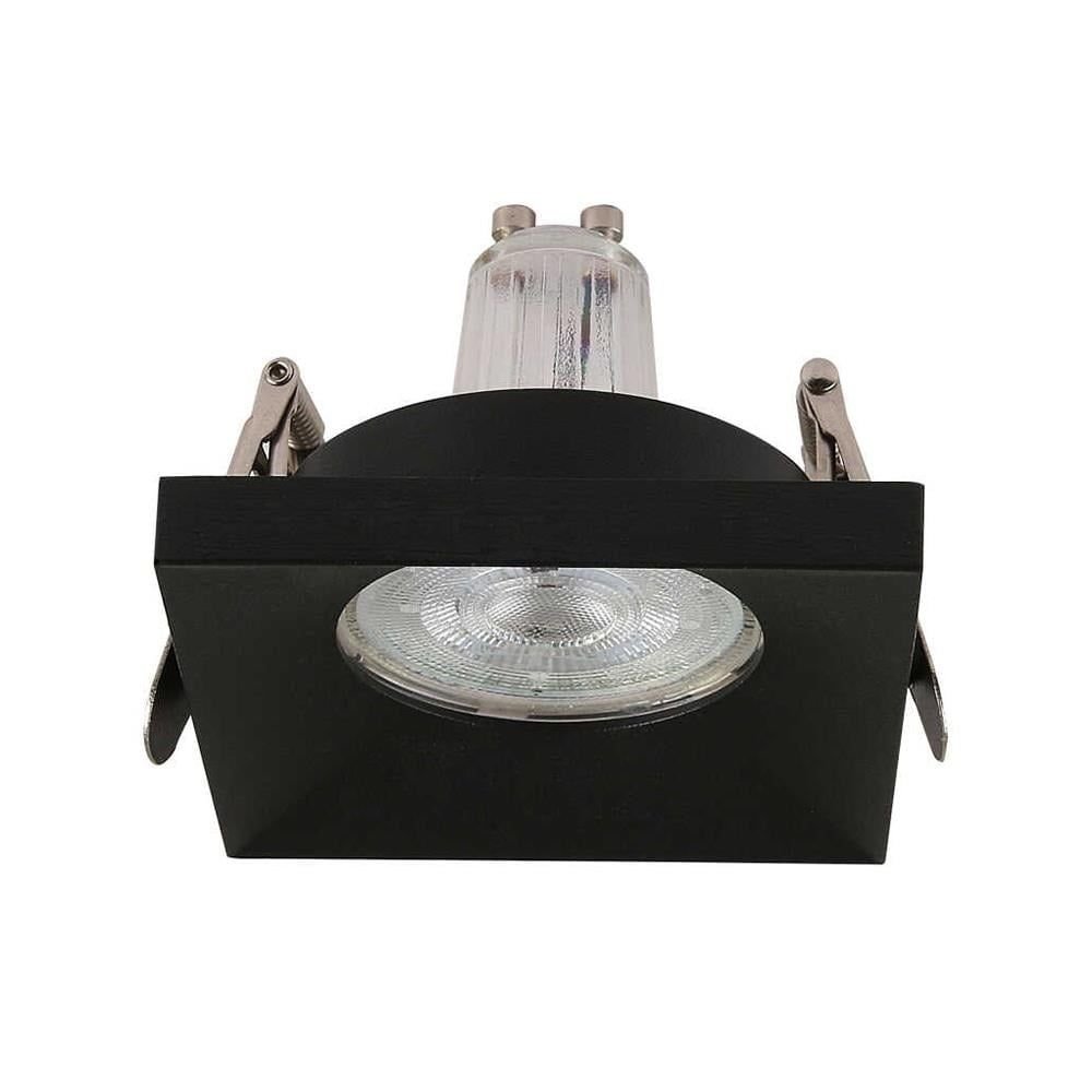 JUPITER JH721 S Siyah Sıva Altı Kare Spot Kasası - Metal