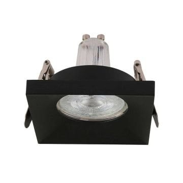 JUPITER JH721 S Siyah Sıva Altı Kare Spot Kasası - Metal