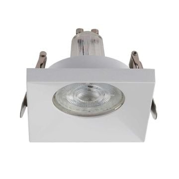 JUPITER JH721 B Beyaz Sıva Altı Kare Spot Kasası - Metal