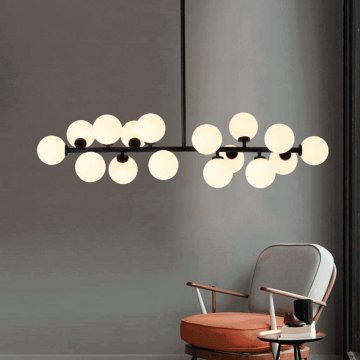 CL-S110 Onaltılı Cam Küre Avize