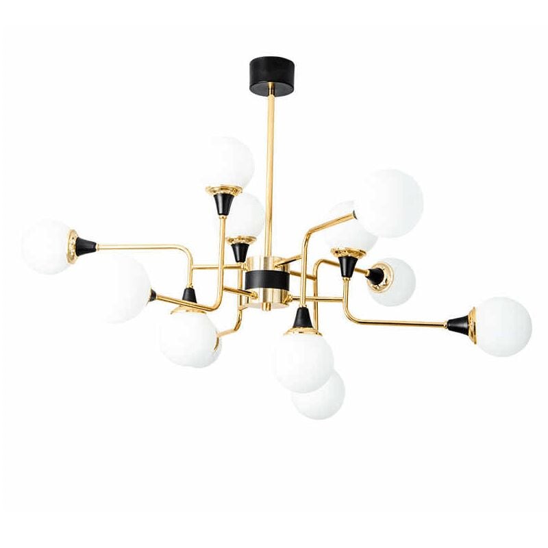 CL-S113 Onikili Küre Camlı Avize