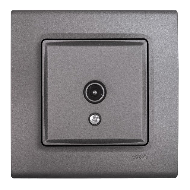 VİKO Linnera Life 90442059-60 TV Prizi (8-12dB - Geçişli) [Granit Grisi]