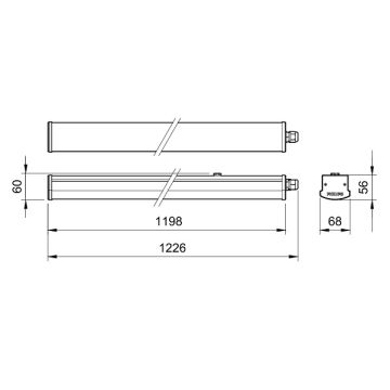 PHILIPS 40 Watt 120 cm Nemliyer LED Etanj - IP65 - Beyaz Işık (6500K)