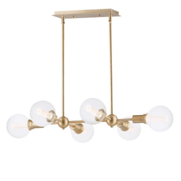 CL-S120 Altılı Cam Küre Avize