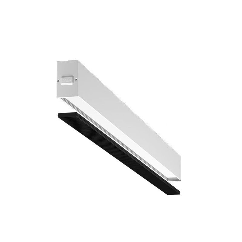 GOYA GY 8055-90 Beyaz Kasa 39 Watt 90 cm Kamaşma Önleyicili Sıva Üstü Lineer Armatür