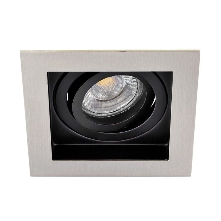 JUPITER JH639 SN Saten Sıva Altı Hareketli Kare Spot Kasası - Metal