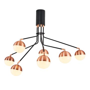 CL-S131 Yedili Cam Küre Avize