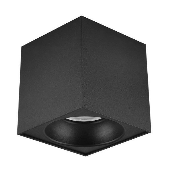 MOLLED MOL363-4-8M 10x10x10 cm 8 Watt Siyah Sıva Üstü LED Spot (Metal)
