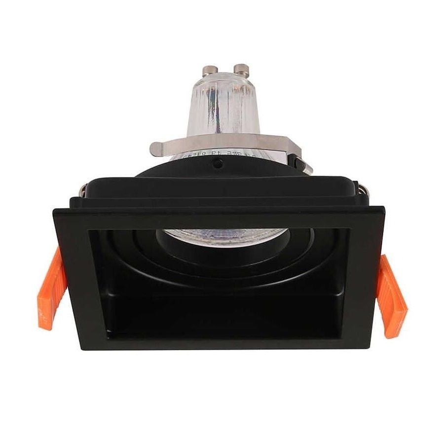 JUPITER JH839 S Siyah Sıva Altı Hareketli Kare Spot Kasası - Metal