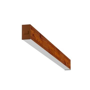 GOYA GY 8032-90-65-C 39 Watt 90 cm Ahşap (Ceviz) Desenli Sıva Üstü Lineer Armatür