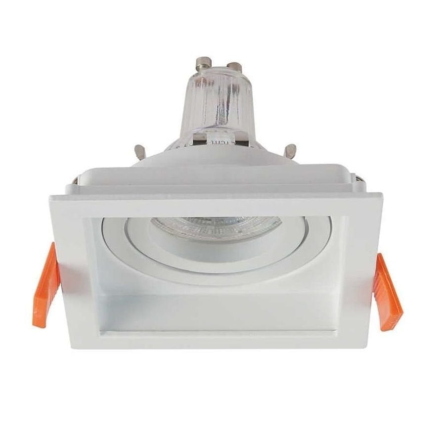 JUPITER JH839 B Beyaz Sıva Altı Hareketli Kare Spot Kasası - Metal