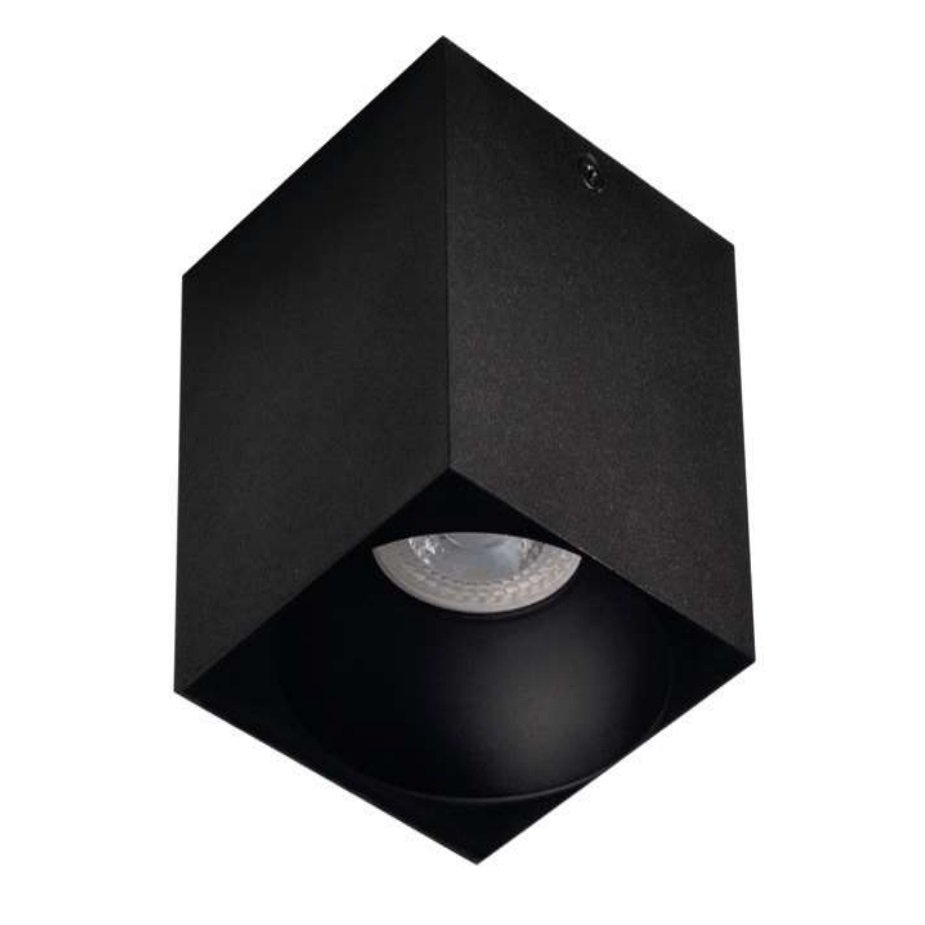 MOLLED MOL361-4 10x10x14 cm 8 Watt Siyah Sıva Üstü LED Spot (Metal)