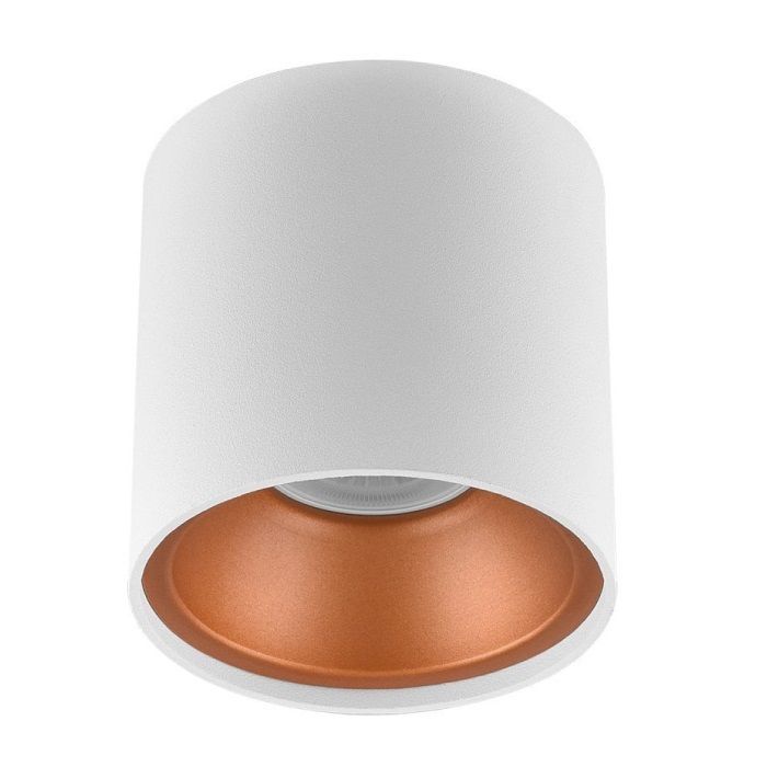 MOLLED MOL362-4-8M 10x10 cm 8 Watt Beyaz-Bakır Sıva Üstü Silindir Spot (Metal)