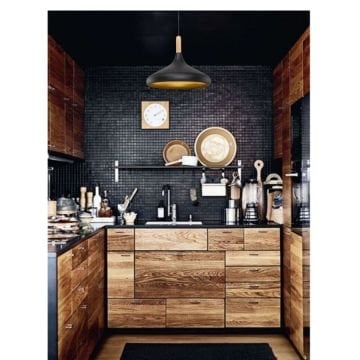 CATA CT-8219 Siyah-Gold Retro Avize