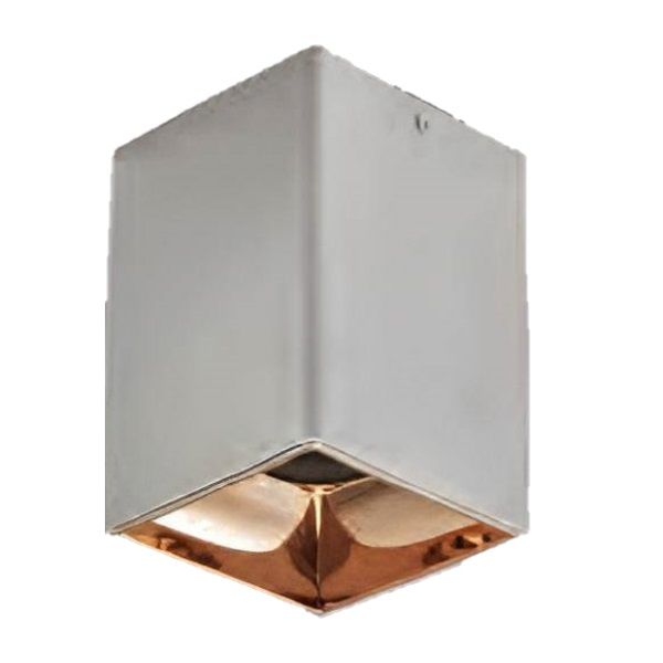 K2 GLOBAL KDA862 10x10x14 cm Gri-Rose Gold Sıva Üstü Spot Kasası