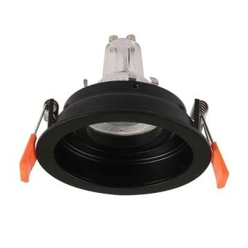 JUPITER JH838 S Siyah Sıva Altı Hareketli Yuvarlak Spot Kasası - Metal