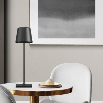 Braytron BK06-00081 Siyah 3 Watt LED Masa Lambası - 3 Işık Renkli (Beyaz + Ilık Beyaz + Gün Işığı)