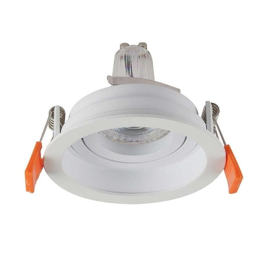 JUPITER JH838 B Beyaz Sıva Altı Hareketli Yuvarlak Spot Kasası - Metal