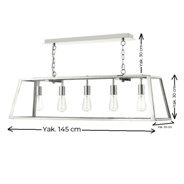 CL-S105 Altılı Retro Avize