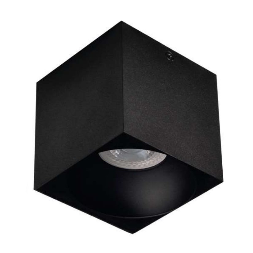 MOLLED MOL363-4 10x10x10 cm Siyah Sıva Üstü Spot Kasası (Metal - GU10 Duylu)
