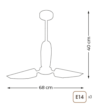 CreaLight CL-S129-S Üçlü Martı Avize