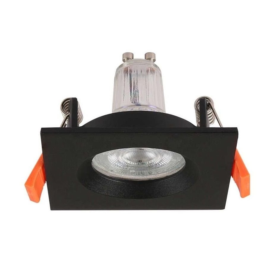 JUPITER JH608 S Siyah Sıva Altı Kare Spot Kasası - Metal