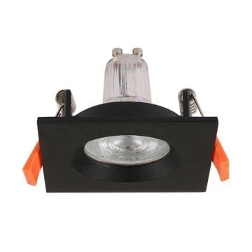 JUPITER JH608 S Siyah Sıva Altı Kare Spot Kasası - Metal