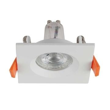 JUPITER JH608 B Beyaz Sıva Altı Kare Spot Kasası - Metal