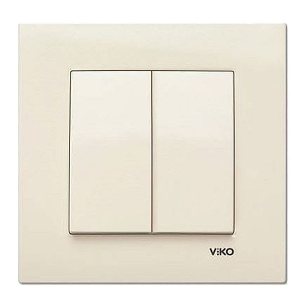 VİKO Novella/Trenda 92605802-D Dual Anahtar Düğmesi [Krem]