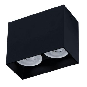 goldX ZE144-BK Siyah Sıva Üstü İkili Spot Kasası (GU10 Duylu)