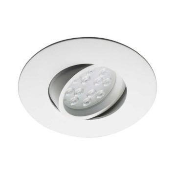 JUPITER JH651 B Beyaz Sıva Altı Hareketli Yuvarlak Spot Kasası - Metal