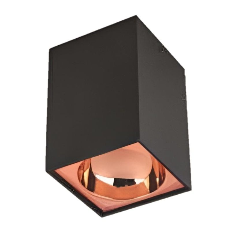 DA910 7.5x7.5x14 cm Siyah-Rose Sıva Üstü Spot Kasası