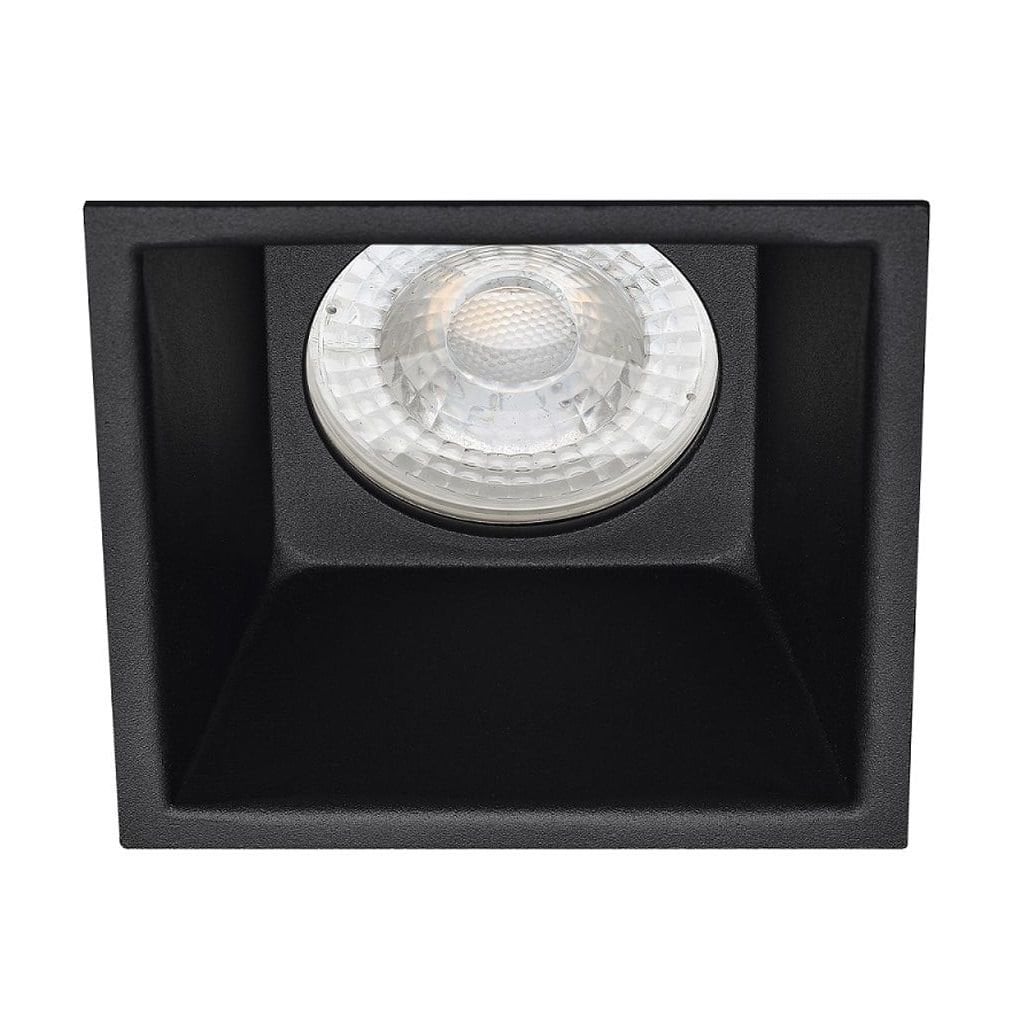 JUPITER JH660 S Siyah Sıva Altı Kare Spot Kasası - Metal