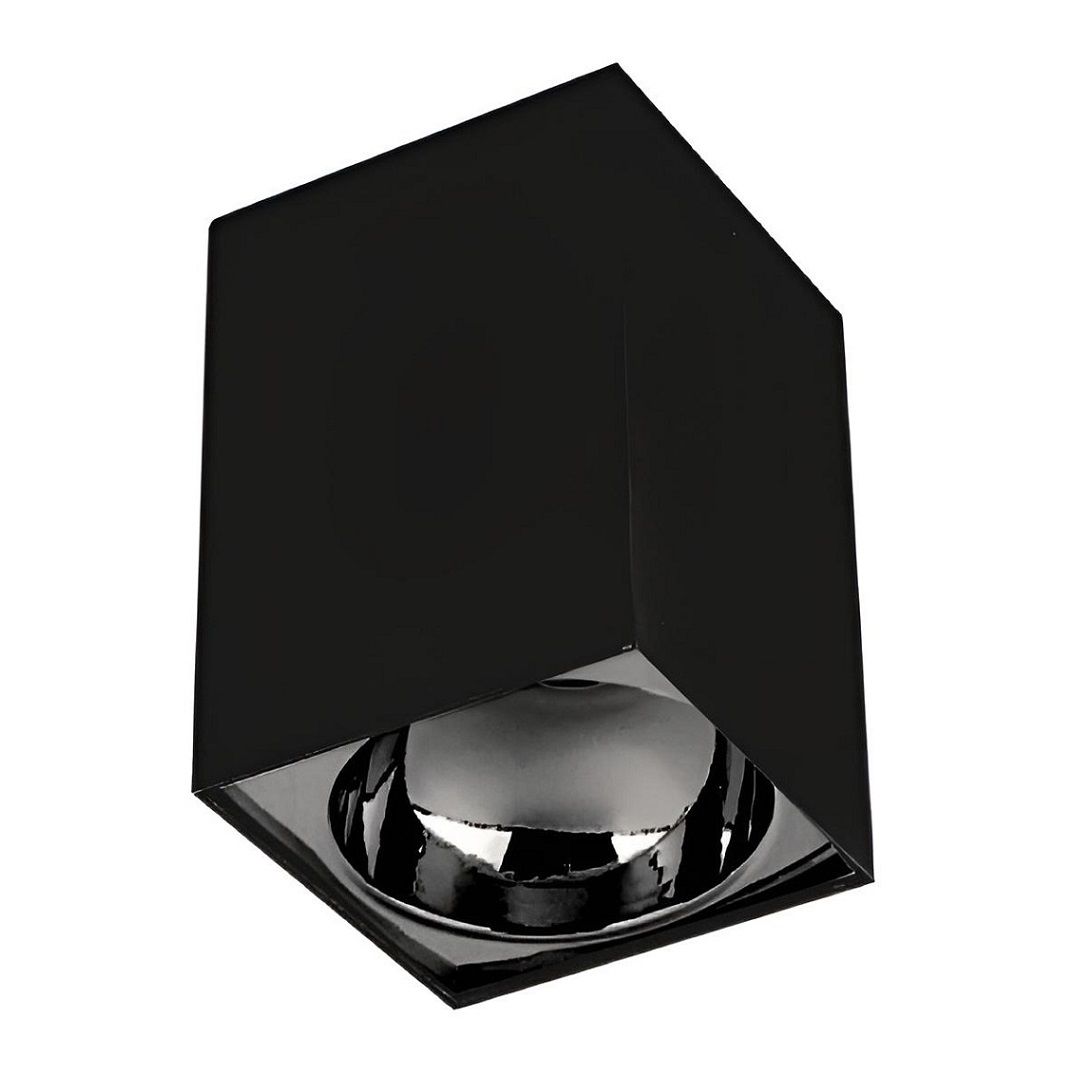 K2 GLOBAL KDA911 7.5x7.5x14 cm Siyah-Krom Sıva Üstü Spot Kasası