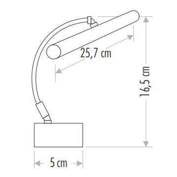 CATA CT-5205 Flamingo 4 Watt 26 cm Beyaz LED Tablo Apliği