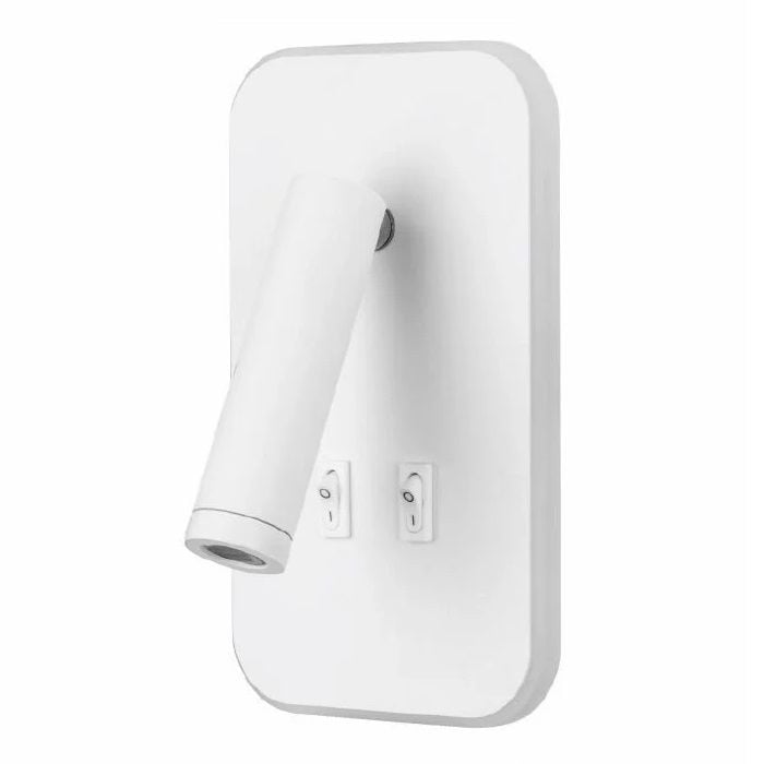 CATA CT-5243 Tuvalu 3 Watt Beyaz Yatak Başı LED Aplik - Gün Işığı (3200K)