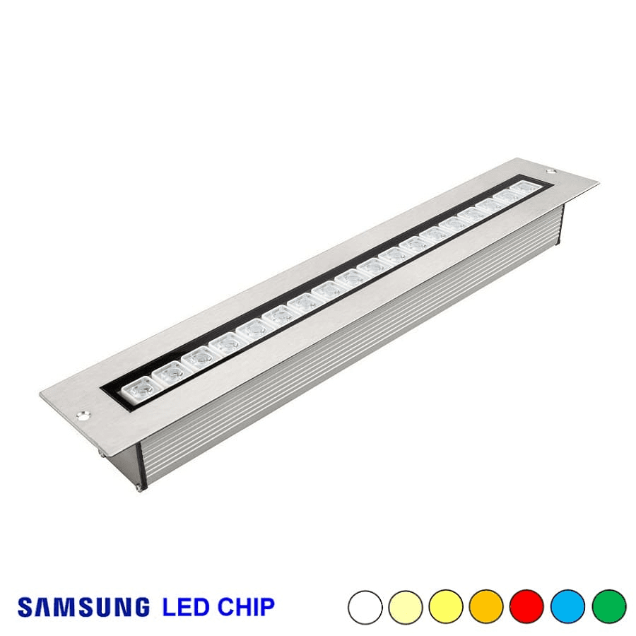 18 Watt 50 cm Sıva Altı SAMSUNG LED Wallwasher Dış Cephe Aydınlatma Armatürü