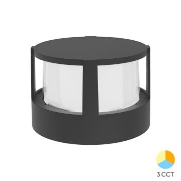 Braytron BG38-01482 15 Watt Gri Kasa Set Üstü LED Aplik - 3 Işık Renkli (Beyaz + Ilık Beyaz + Gün Işığı)